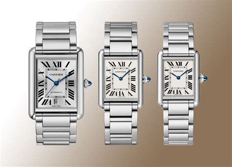 cartier tank 23x30|cartier tank must size comparison.